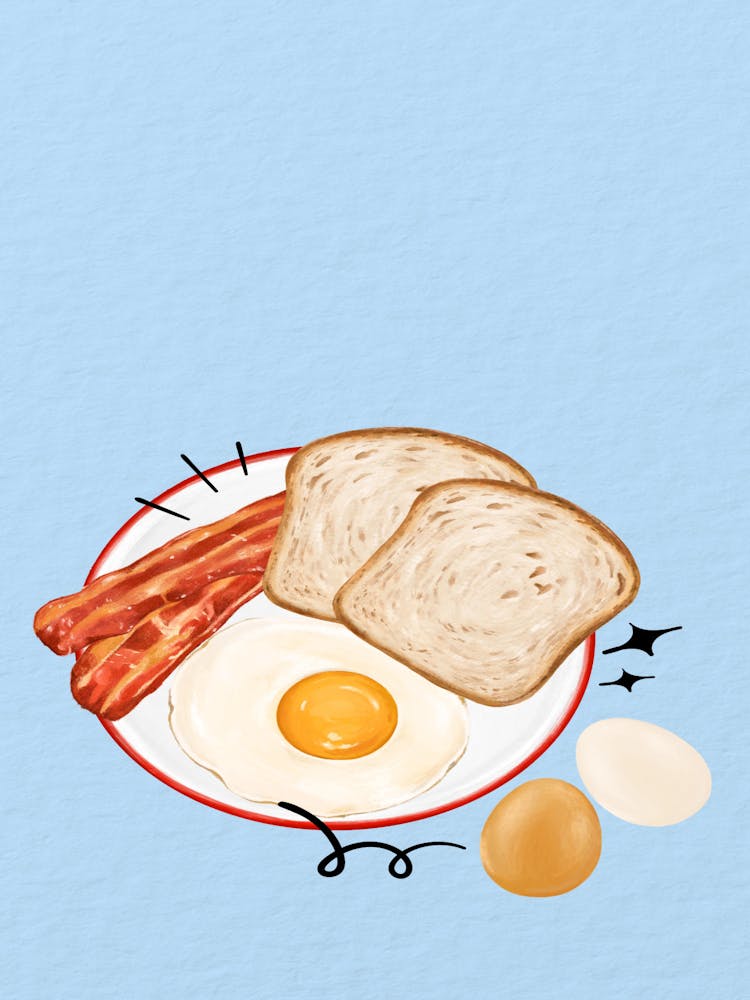 Breakfast - Men'S T-Shirt