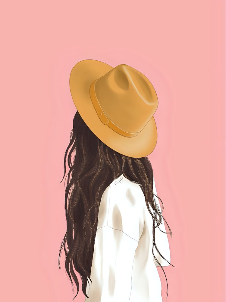 Portrait Of A Woman In A Hat