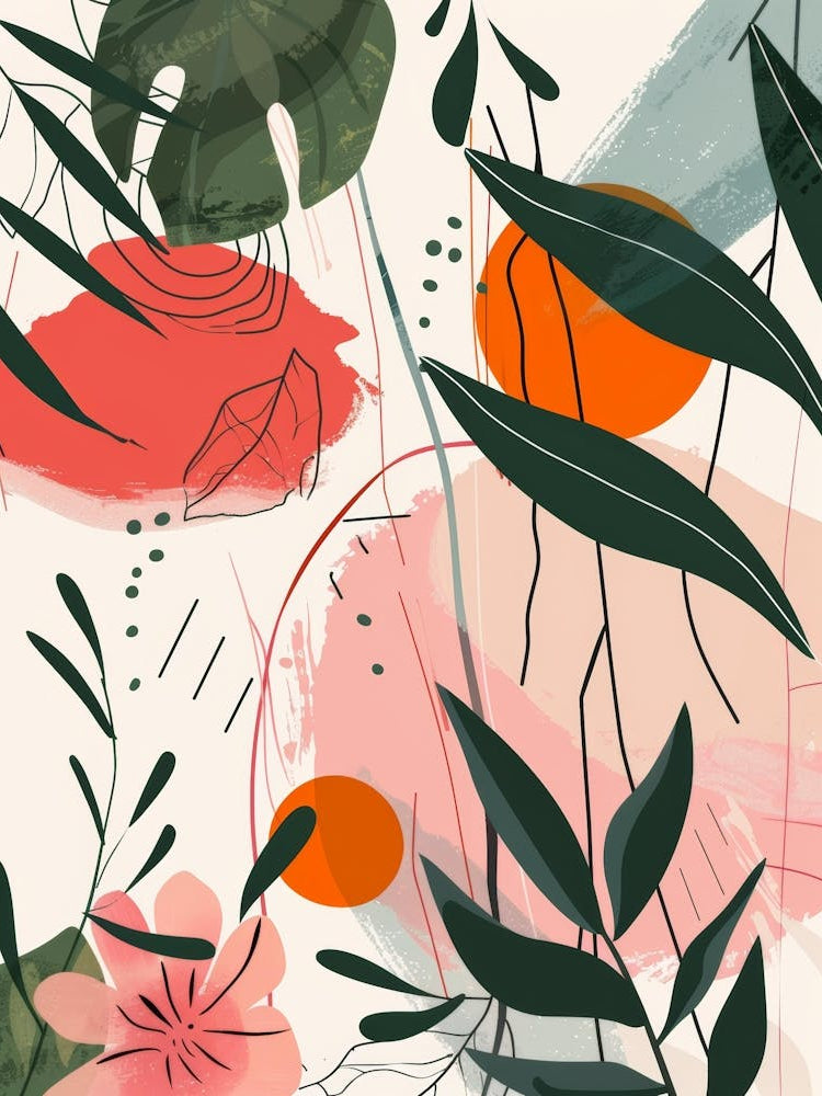 Abstract Floral Pattern 24