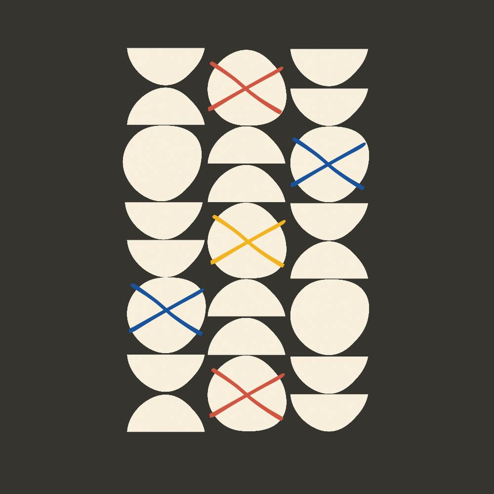 Bauhaus 3 couleurs