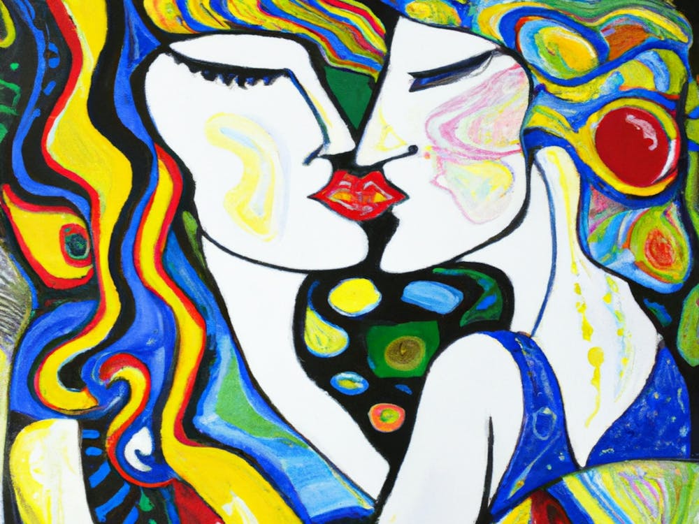 KISSING PAINTING STILE