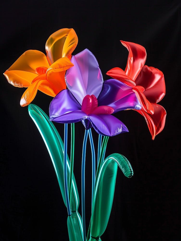 Bright Inflatable Flowers Orchid 3