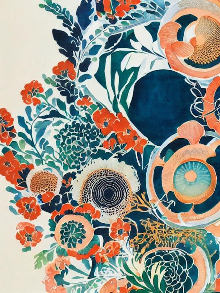 Irukandji Vintage Graphic Watercolour