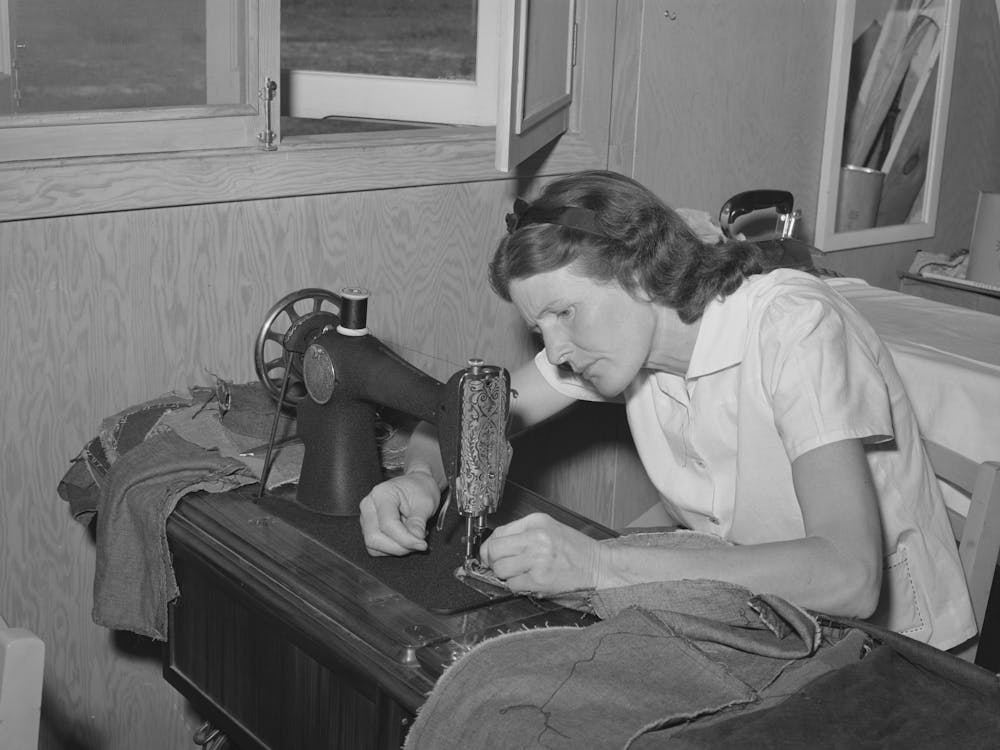 In The Sewing Class Which Is A Wpa (Work Projects Administration) Project At The Fsa (Farm Security Administration)