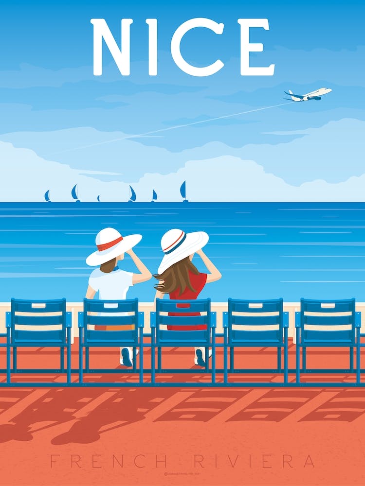 Nice Chaise Bleue France