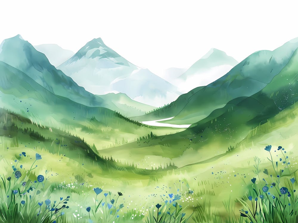 Oil paint Green Valley 12