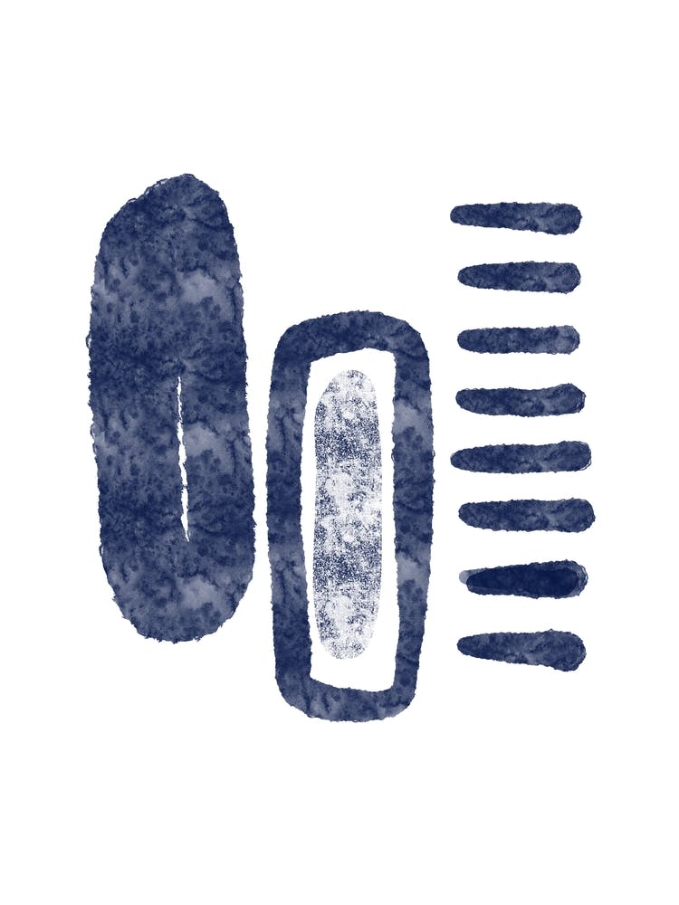 Abstrait Bleu