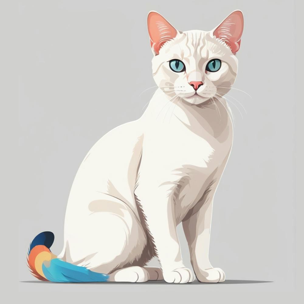 White Cat With Blue Eyes