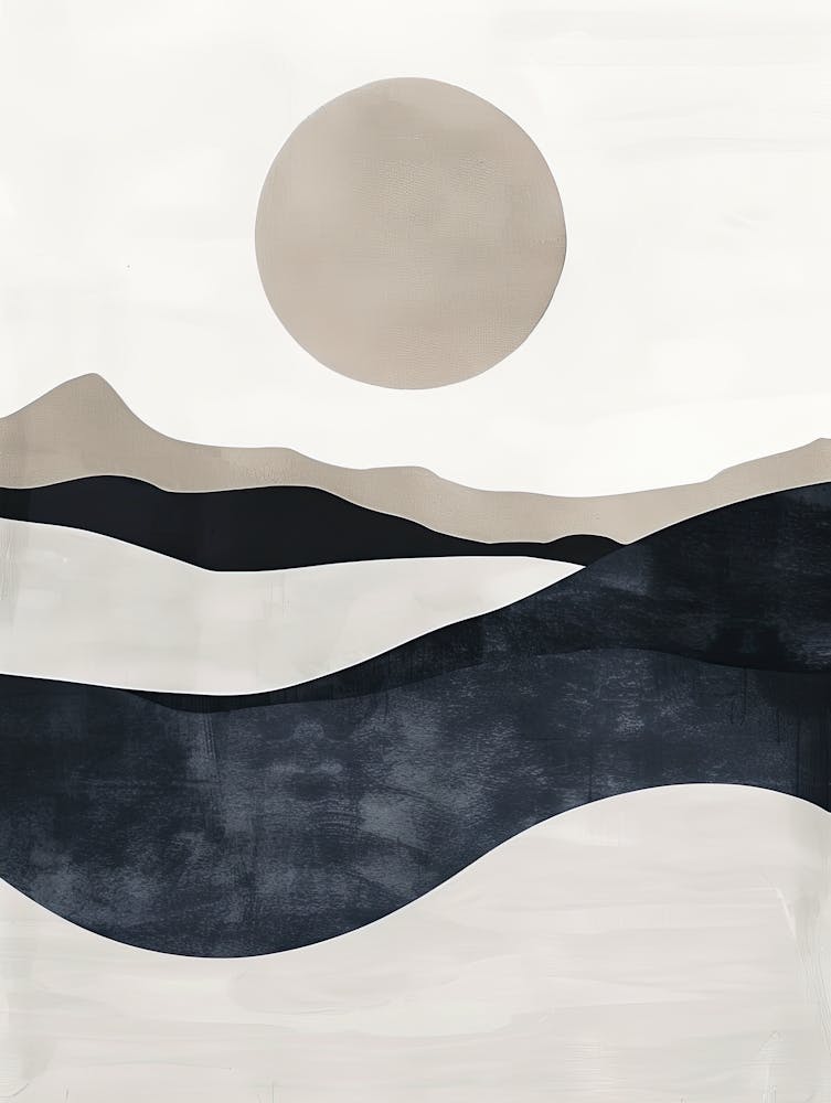 Whispering Waves Minimalist Style
