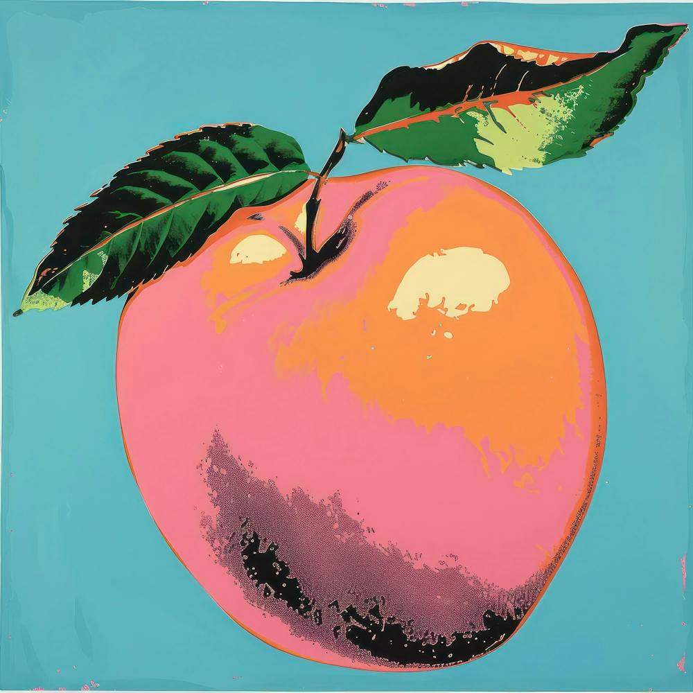 Big Peach Pop Art 3