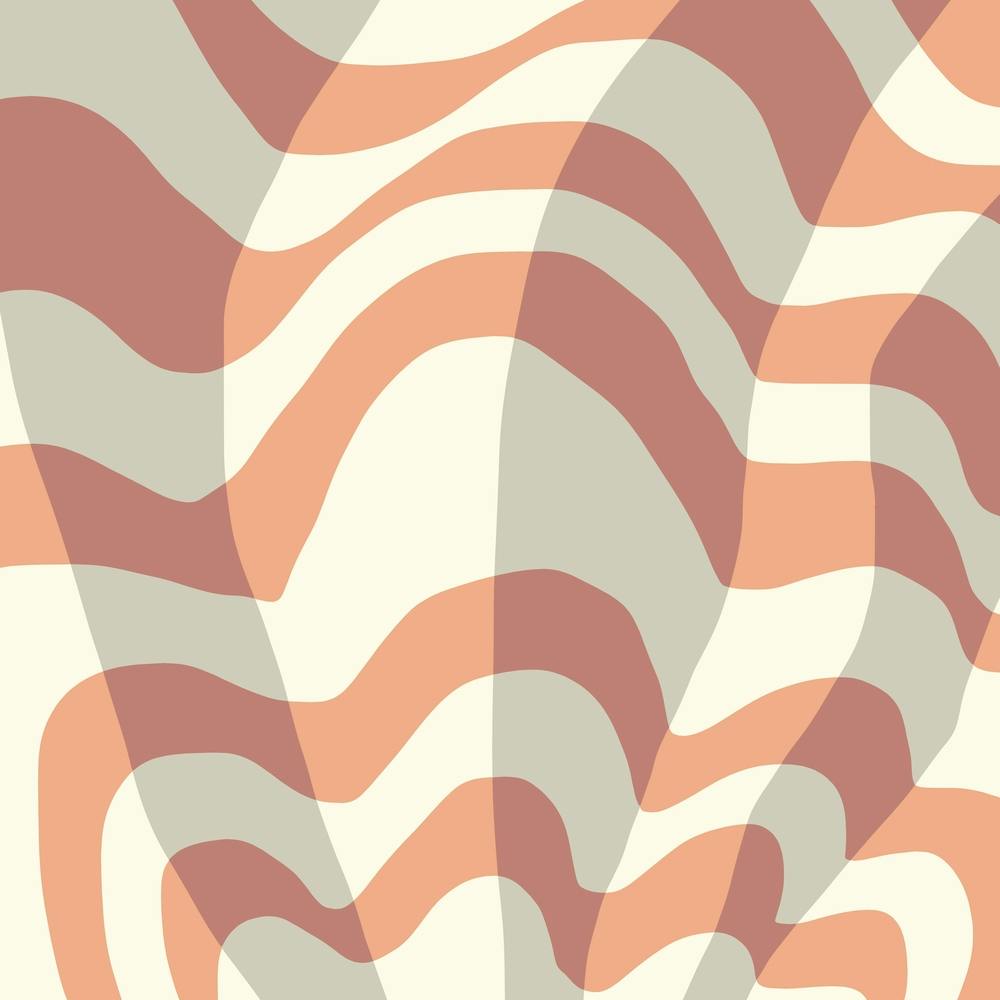 Stripe Tablecloth Surface Abstract Square