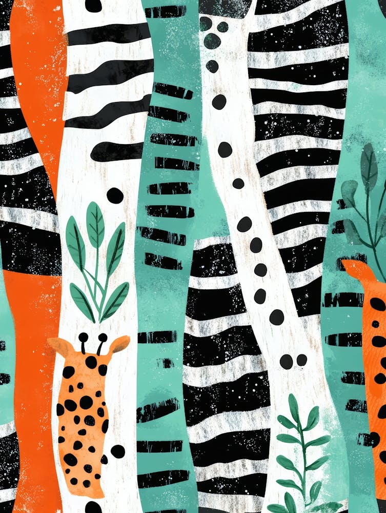 Abstract Botanical Pattern 8
