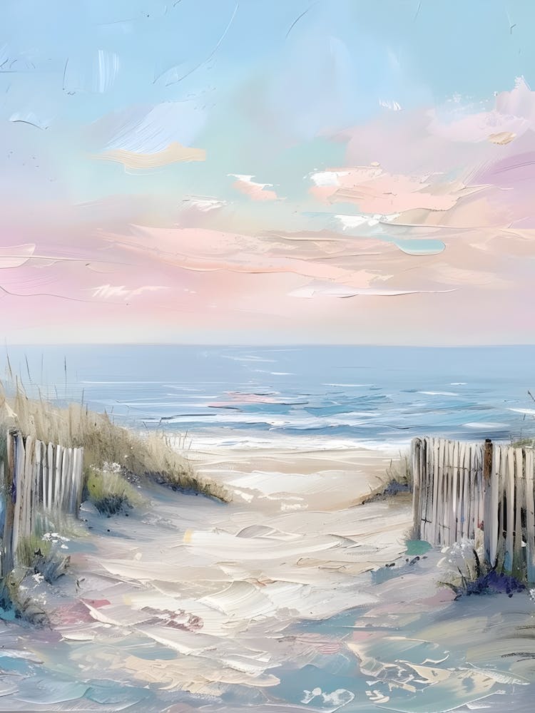Sand Dunes At Sunset