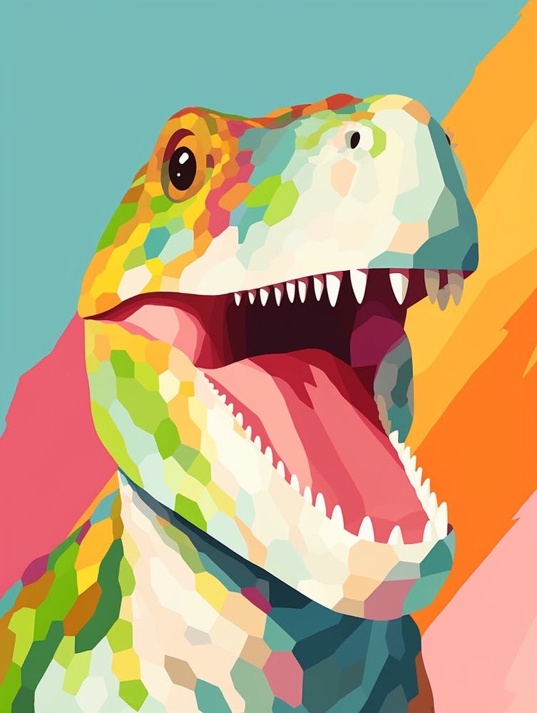 Colourful Dinosaur Scelidosaurus 1
