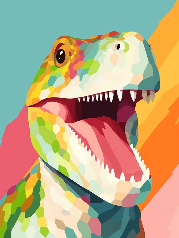 Colourful Dinosaur Scelidosaurus 1