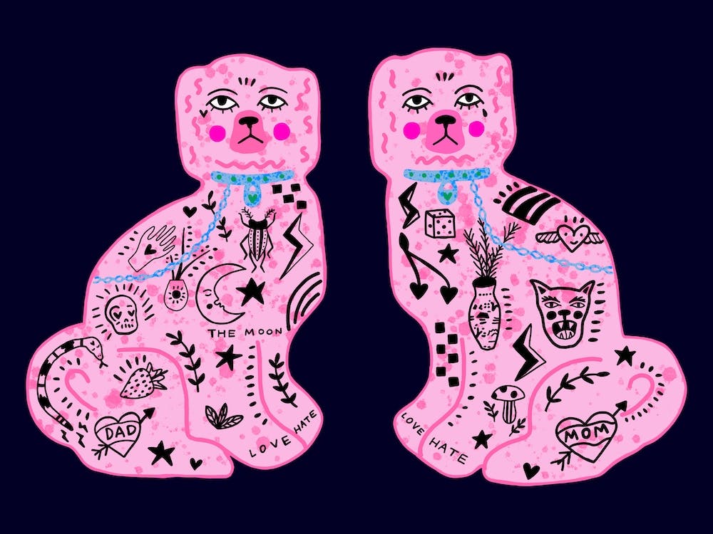 Tattoo Staffordshire Dogs