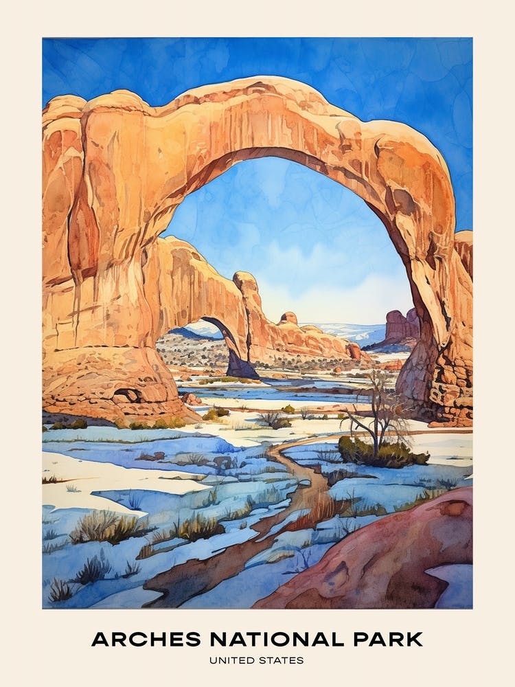 Arches National Park United States Of America 1 Poster