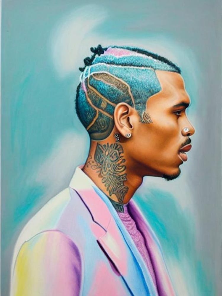 Chris Brown Colourful Illustration