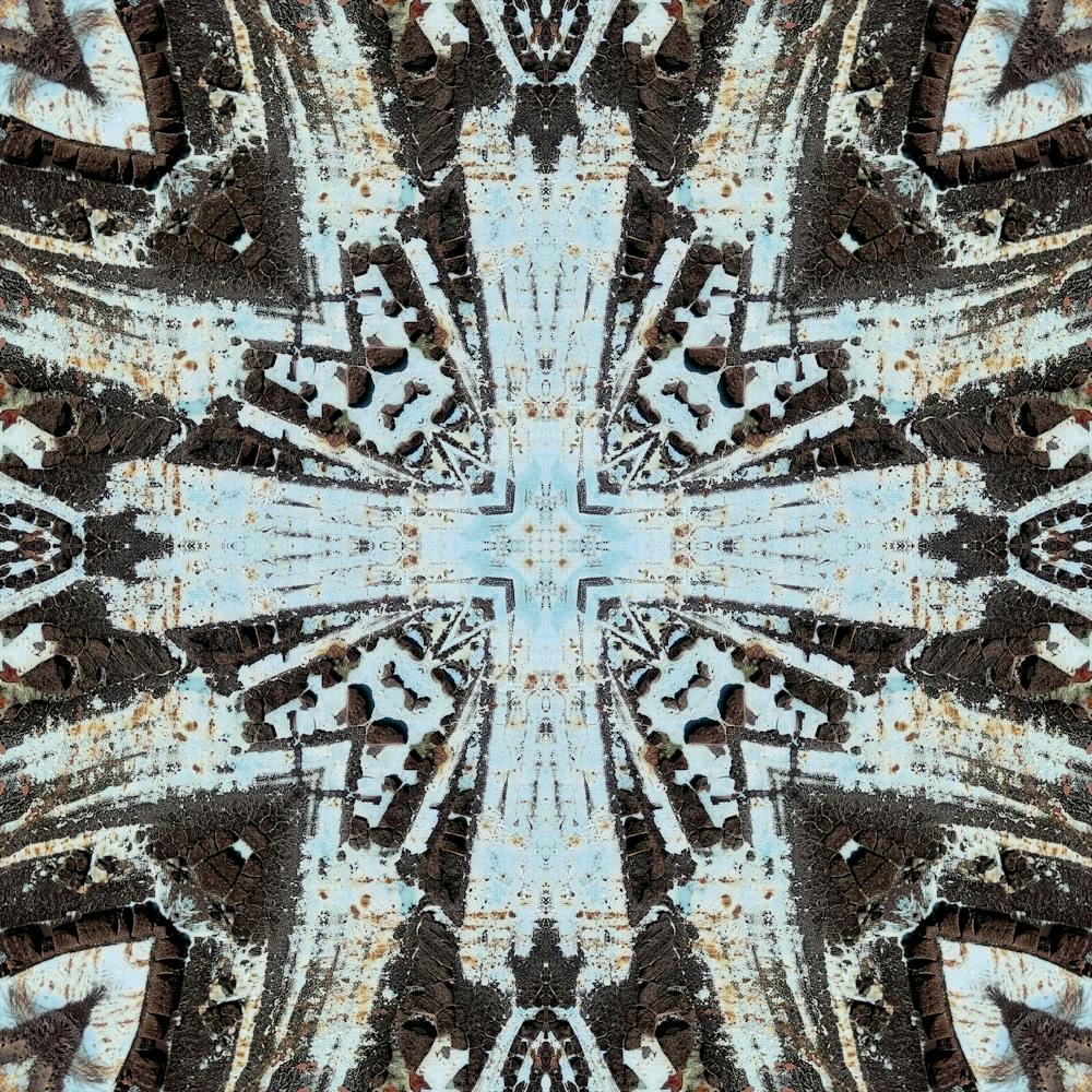 Blue Abstraction Rough Texture