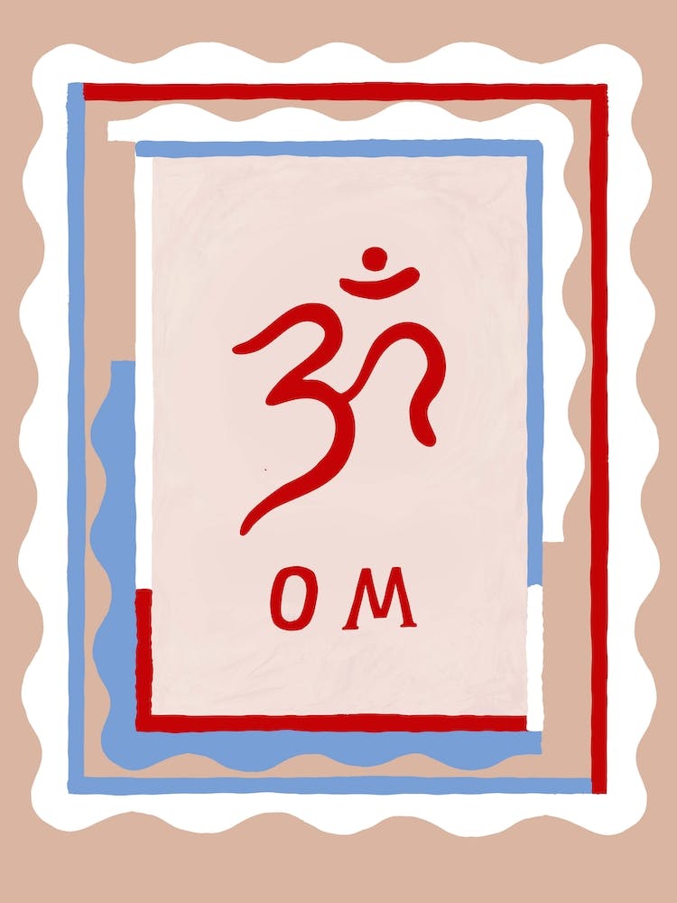 Sacred Om Brown