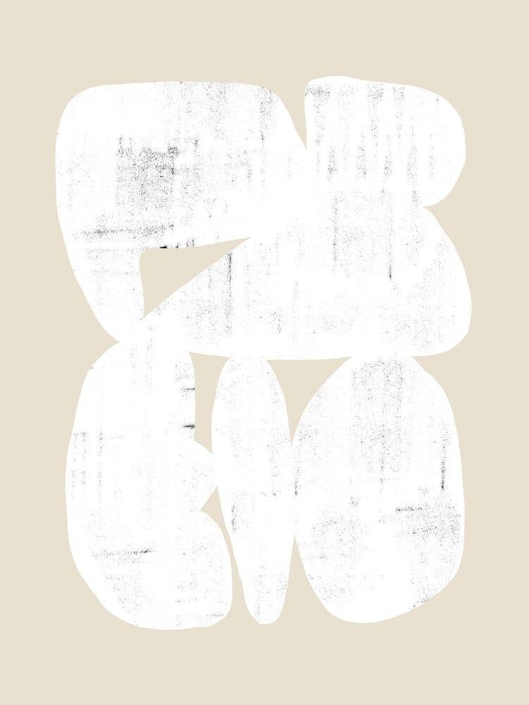 Bold Shapes 1 White