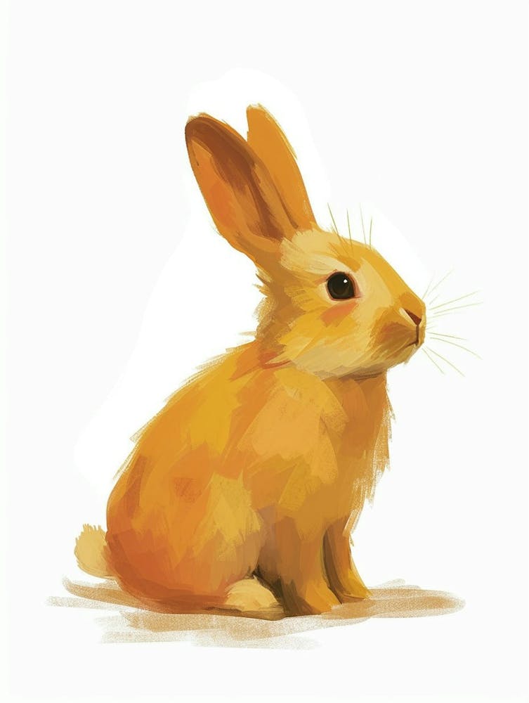 Tans Rabbit Nursery Illustration 3