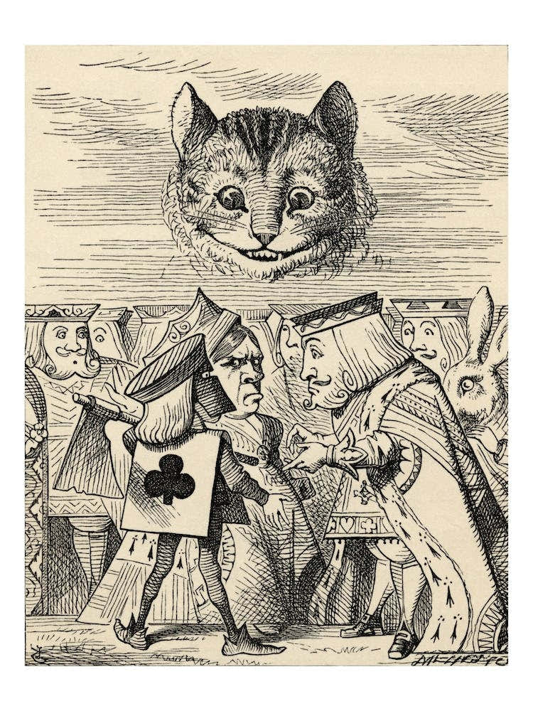 The King Of Hearts Arguing With The Executioner