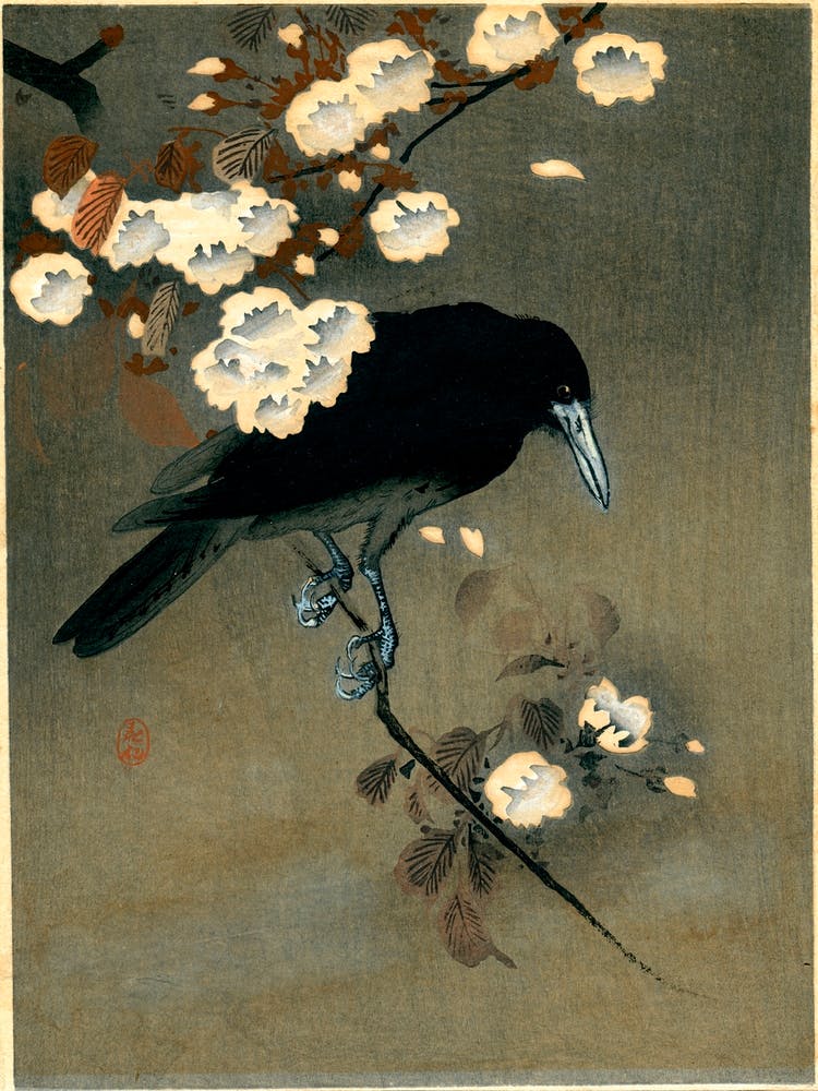 Woodblock Print, Ohara Koson