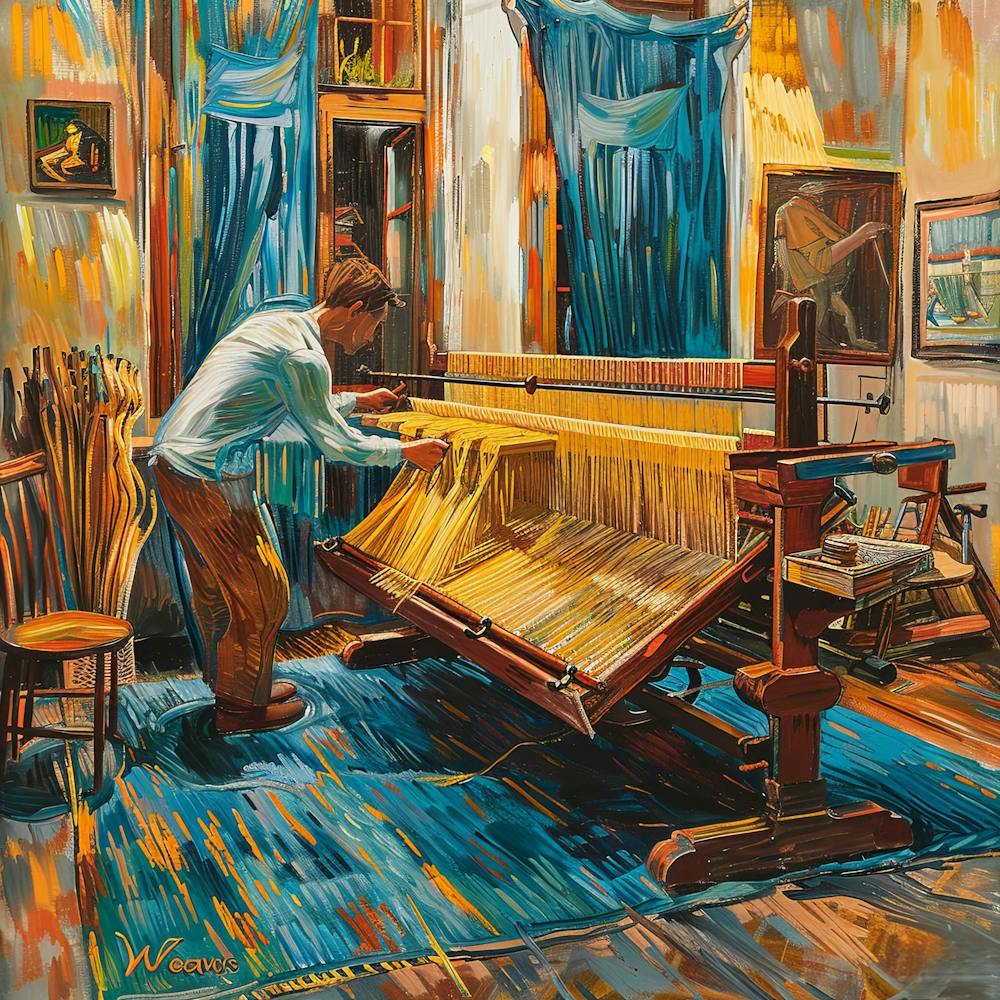 Van Gogh Style: The Weaver's Home Series 1