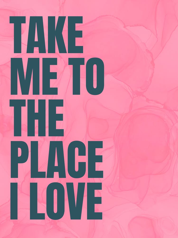 Take Me To The Place I Love - Pink