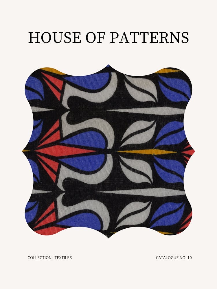 Textile Pattern Poster 10