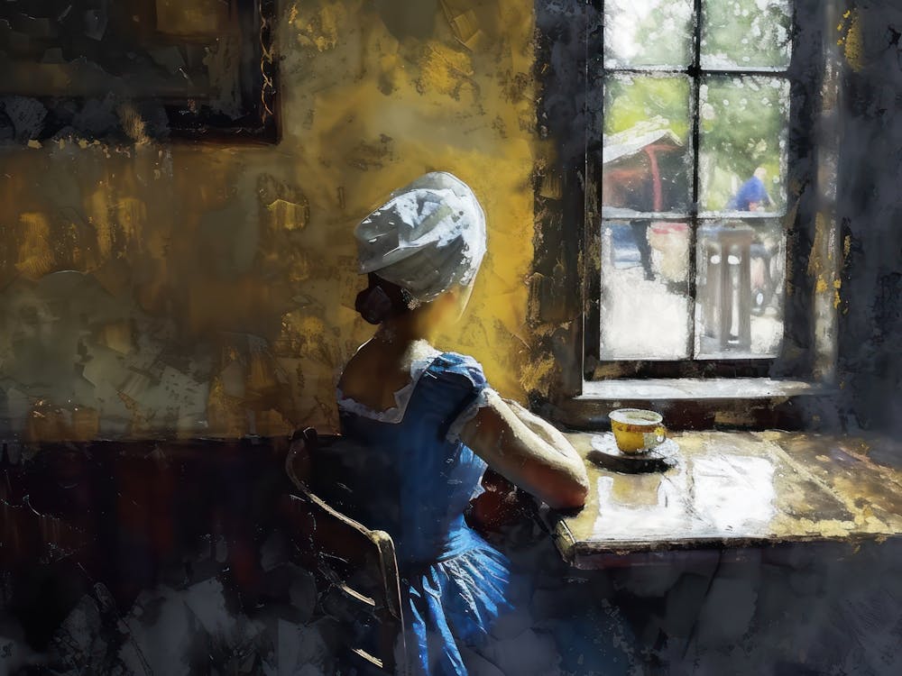 Contemporary Artwork Inspired By Johannes Vermeer 4