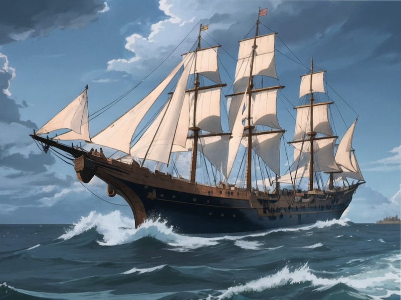 Ship Sailing In The Ocean