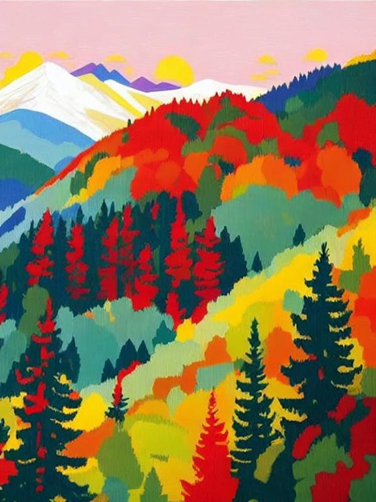 Tatra National Park 1 Poland Abstract Colourful