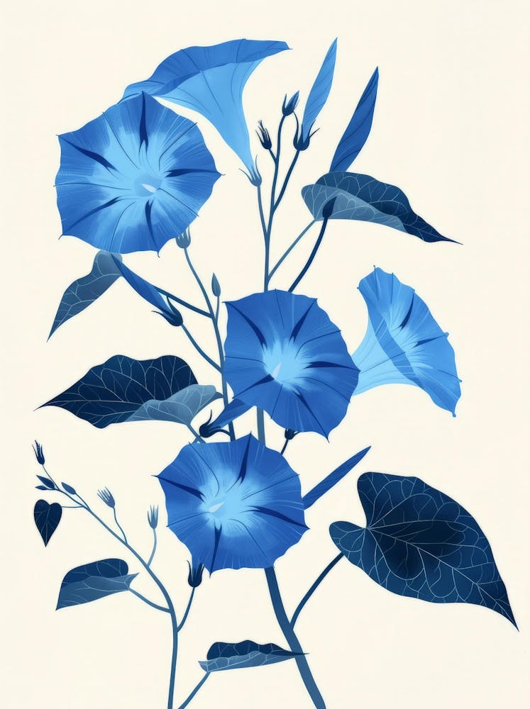 Blue Morning Glory 5