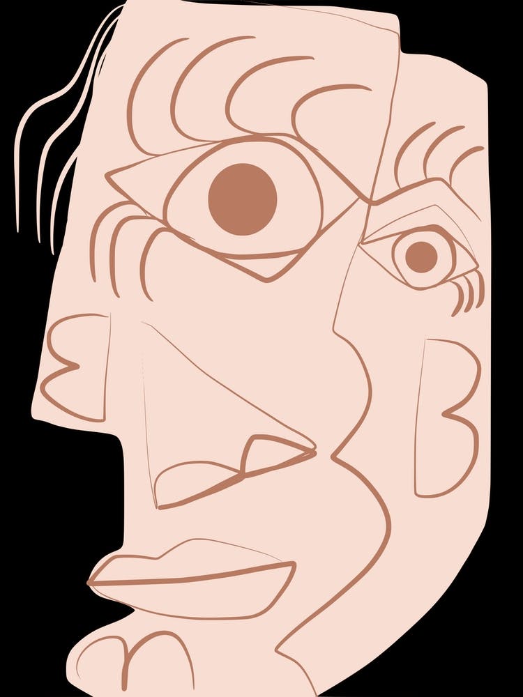 Plain Abstract Portrait
