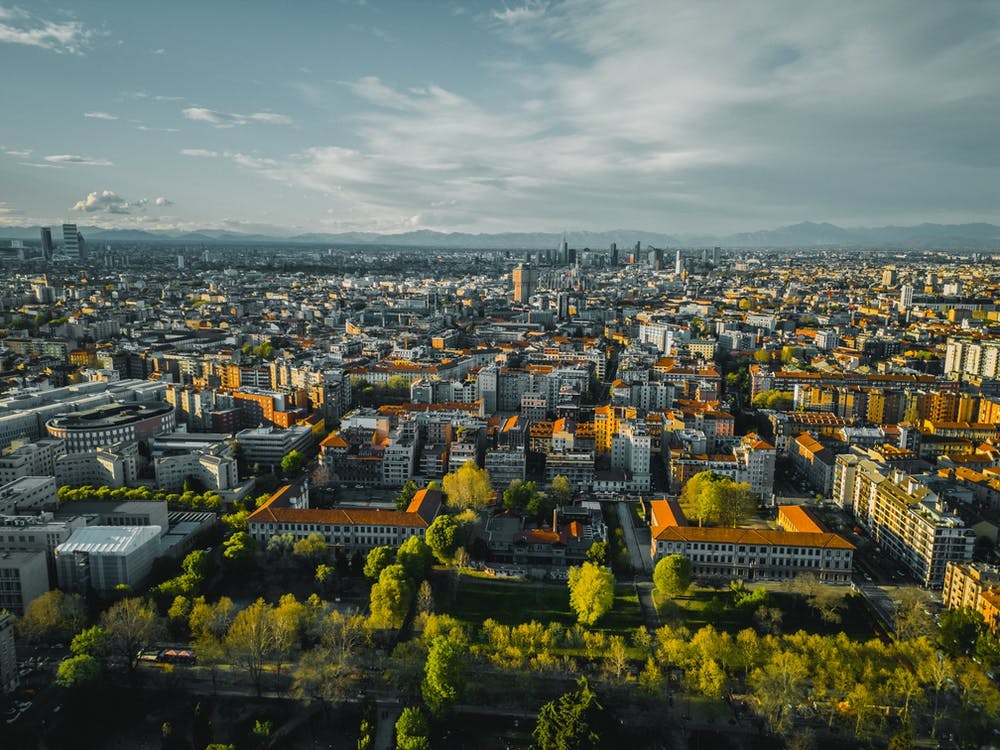 Milan City Skyline Print | Wall Art