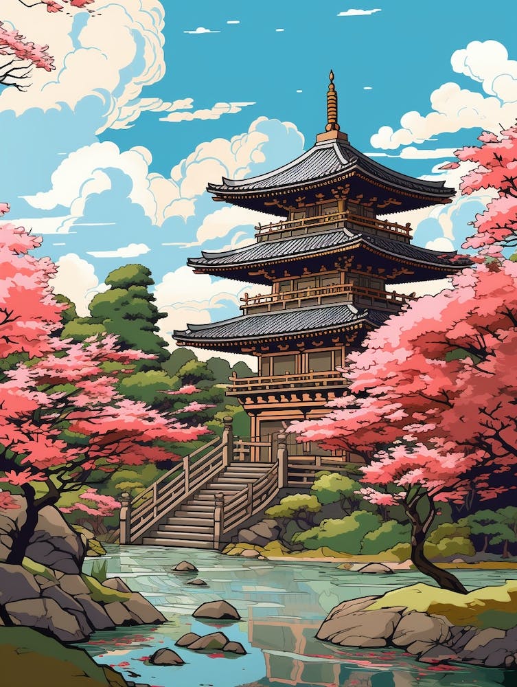 Tofuku Ji Japan  Illustration  1 