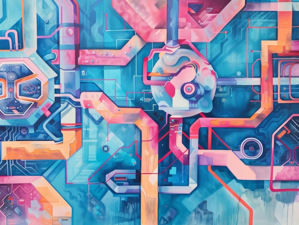 Abstract Abstract Painting 68