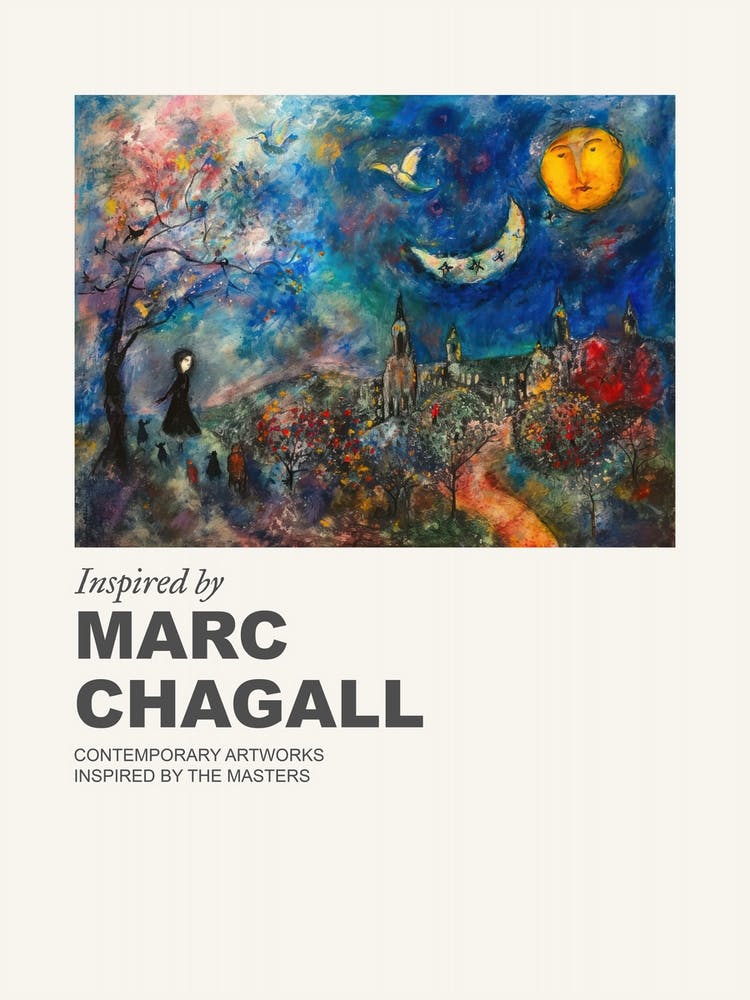 Museum Poster Inspired By Marc Chagall 2