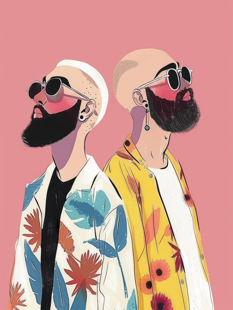 Two Men With Beards