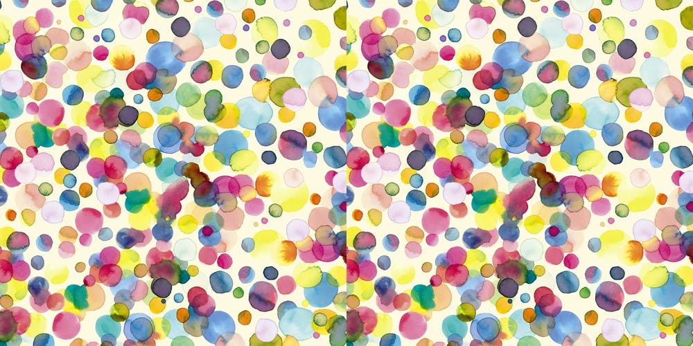 Watercolor Colorful Drops