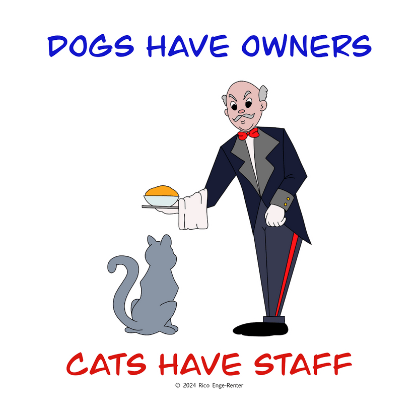 Dogs Have Owners Cats Have Staff (2)