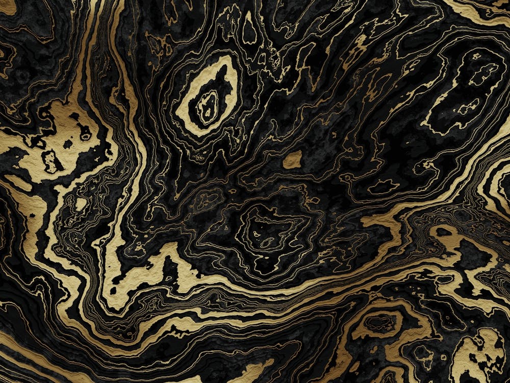 Portoro Black And Gold Marble Texture II