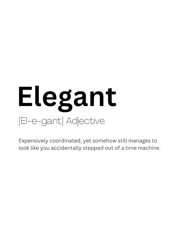 Elegant Definition Meaning