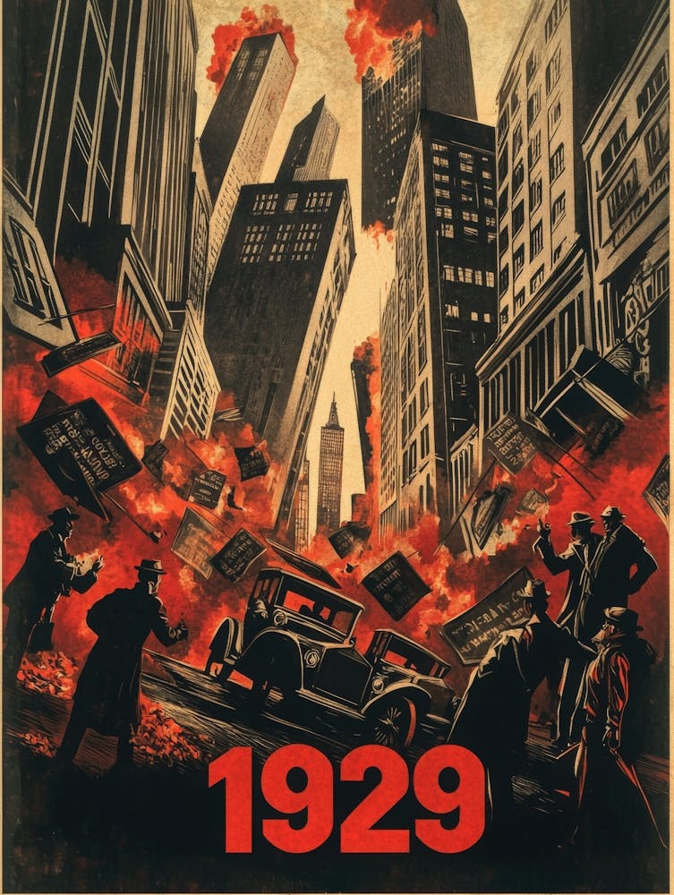 Aihrgdesign A Vintage Financial Poster Depicting The Dramatic E23da4e6 E256 49e1 Aef8 2b608c37731c 0