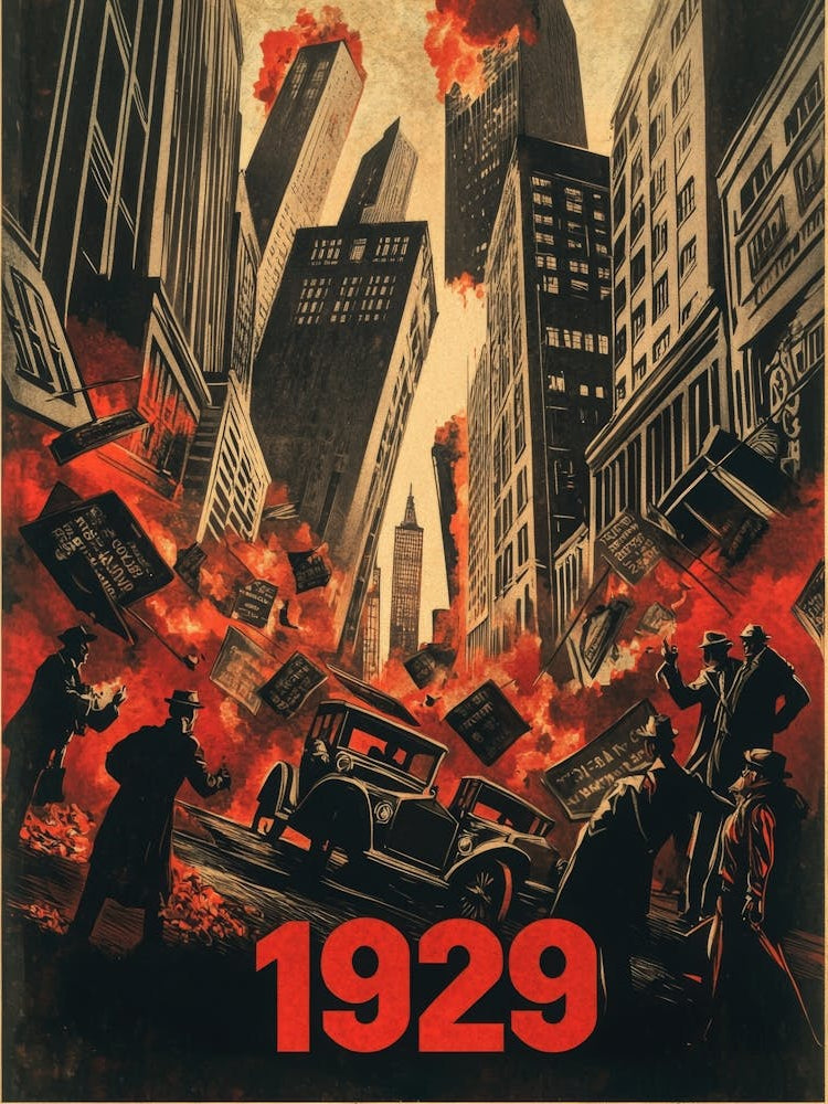 Aihrgdesign A Vintage Financial Poster Depicting The Dramatic E23da4e6 E256 49e1 Aef8 2b608c37731c 0