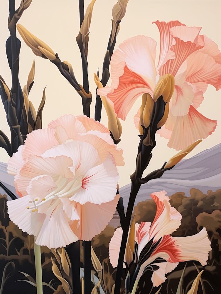 Flower Illustration Gladiolus 3