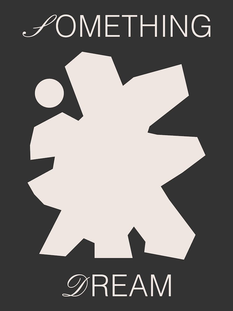 Something Dream Beige On Black