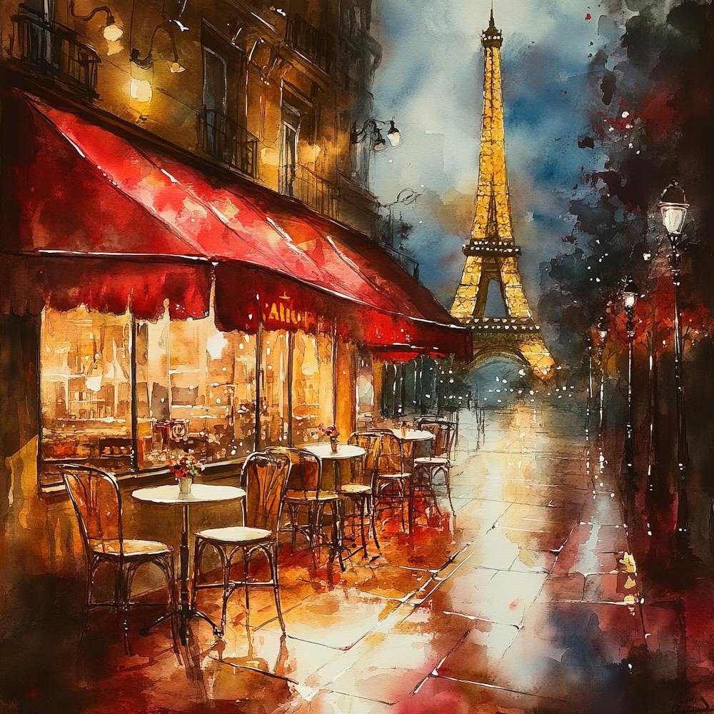 Romantic Paris Cafe 14